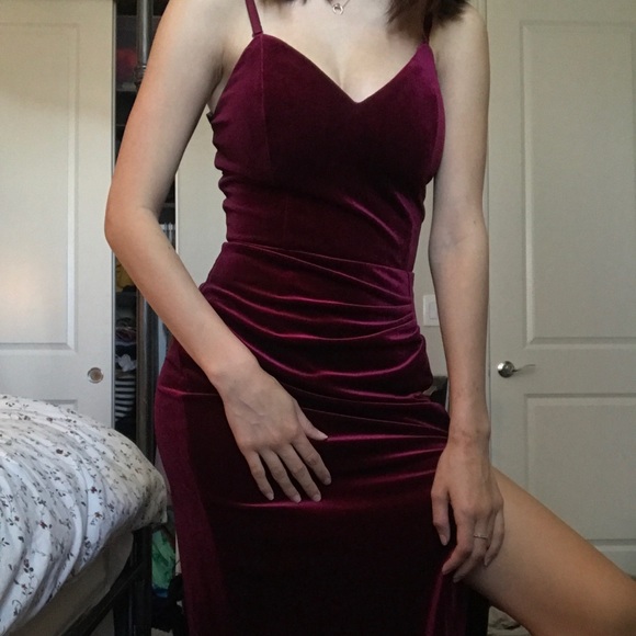 marciano velvet dress